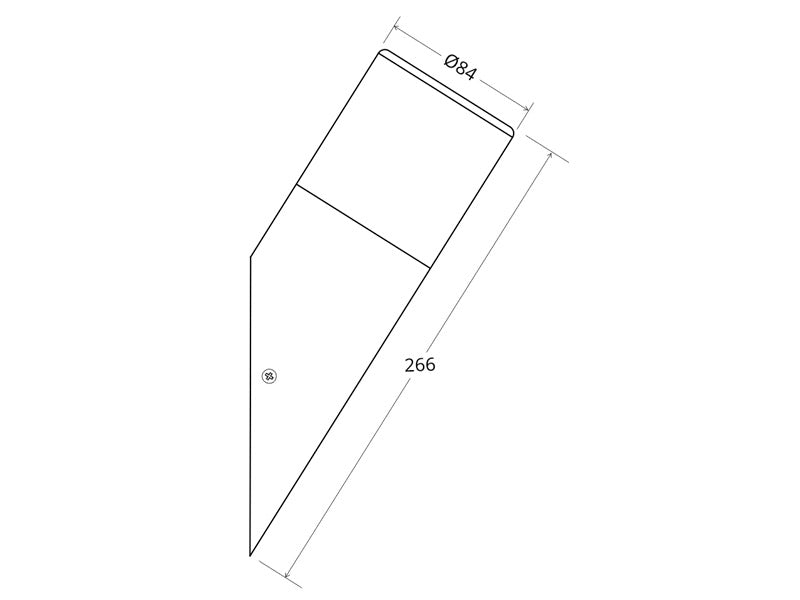 Aplique de pared led fabricado en acero y policarbonato extremadamente resistente a los rayos solares. Además de estar fabricadas con un IP44 que le hace apto para exteriores. Permite alojar una bombilla E27