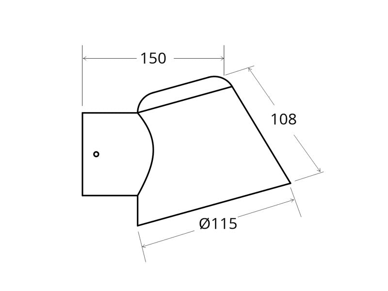 Aplique de pared led fabricado en acero y policarbonato extremadamente resistente a los rayos solares. Además de estar fabricadas con un IP44 que le hace apto para exteriores. Permite alojar una bombilla GU10