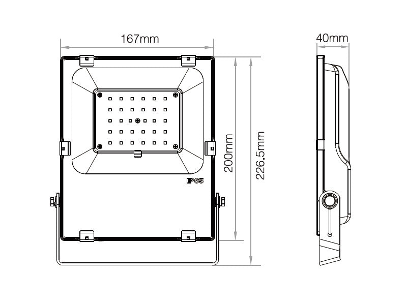 Proyector de exterior de gran calidad de altas prestaciones y gran resistencia (IP65). Ofrece máximo control y amplias posibilidades de decoración con luz RGB +CCT (3000K-6000K). Podrás controlar el proyector desde el mando a distancia RF específico (no incluido) y configurar hasta 8 grupos diferentes.