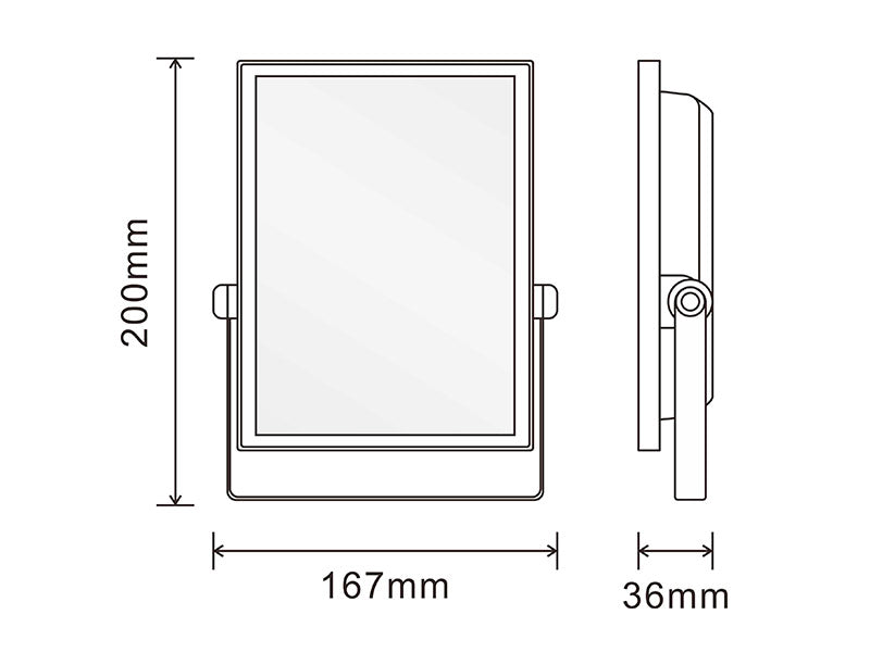 Foco proyector de exterior LED con alimentación 220V. Altas prestaciones y gran resistencia (IP65). Ofrece máximo control por bluetooth. Amplias posibilidades de decoración con luz RGB.