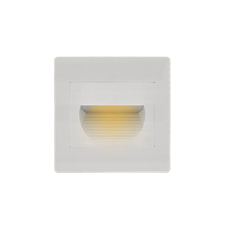 Baliza empotrable de uso interior. Incorpora una placa de led SMD 1W color Blanco Neutro. Lámpara fabricada en PC. Baliza de señalizamiento para paredes y muros, pasillos, cocinas, escaleras o ascensores.