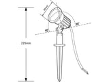 Foco de exterior para lograr una iluminación perfecta de tu jardín de forma fácil y cómoda. Los cabezales ajustables te proporcionan la flexibilidad que necesitas para dirigir la luz y crear el efecto deseado. También te permiten iluminar paños de pared fácilmente y con gran efectividad.