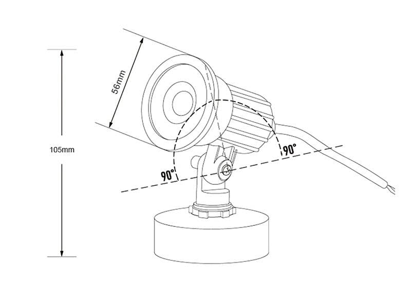 Foco de exterior para lograr una iluminación perfecta de tu jardín de forma fácil y cómoda. Los cabezales ajustables te proporcionan la flexibilidad que necesitas para dirigir la luz y crear el efecto deseado. También te permiten iluminar paños de pared fácilmente y con gran efectividad.