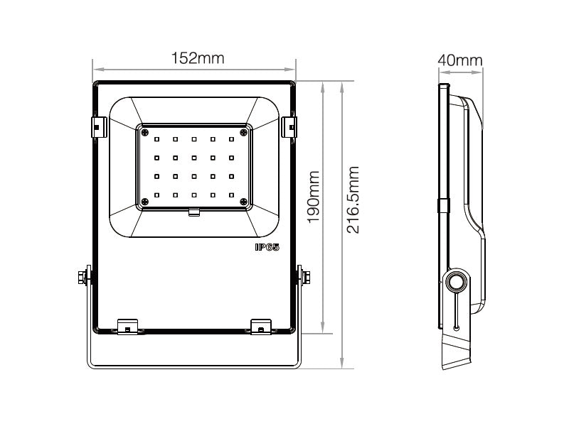 Proyector de exterior de gran calidad de altas prestaciones y gran resistencia (IP65). Ofrece máximo control y amplias posibilidades de decoración con luz RGB +CCT (3000K-6000K). Podrás controlar el proyector desde el mando a distancia RF específico (no incluido) y configurar hasta 8 grupos diferentes.