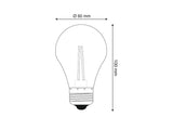 Bombilla LED para casquillos o bases convencionales E27. Alta potencia lumínica, ahorro de hasta el 90% en su consumo de luz.