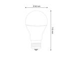 Bombilla LED con regulación de intensidad para casquillos o bases convencionales E27. Alta potencia lumínica, ahorro de hasta el 90% en su consumo de luz. 