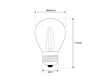 Bombilla LED con regulación de intensidad para casquillos o bases convencionales E27. Alta potencia lumínica, ahorro de hasta el 90% en su consumo de luz. Incorpora driver de corriente constante de gran resistencia.