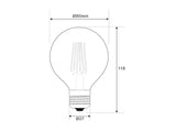 Bombilla LED para casquillos o bases convencionales E27. Alta potencia lumínica, ahorro de hasta el 90% en su consumo de luz. Incorpora driver de corriente constante de gran resistencia.