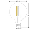 Bombilla LED con regulación de intensidad para casquillos o bases convencionales E27. Alta potencia lumínica, ahorro de hasta el 90% en su consumo de luz. Incorpora driver de corriente constante de gran resistencia.