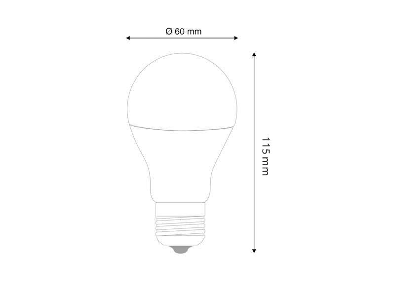 Nuestra Bombilla LED E27 de 12W de potencia, consigue un ahorro energético de hasta el 80% lo cual hace que sea un producto muy cuidadoso con el medio ambiente ofreciendo además un encendido instantáneo y una larga vida útil. Perfecta para su uso en tu casa y comercio.