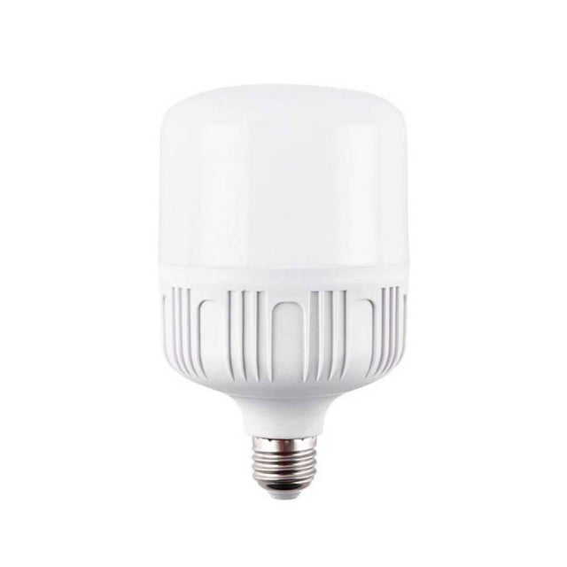 Bombilla LED 20W con cuerpo de plástico y difusor opal diseñada para el alumbrado de amplios espacios.