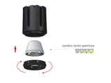 Foco Spot LED de calidad profesional con chip LED de alta potencia lumínica BRIDGELUX E8, driver led TRIDONIC y disipador de aluminio de diseño patentando que alarga la vida útil y garantiza un flujo luminosos estable a lo largo del tiempo. Con un CRI >90 que asegura una perfecta reproducción cromática. Especialmente indicado para los Housing HOTEL Spot.
