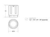 Spot LED de calidad profesional con chip led de alta potencia lumínica BRIDGELUX V10B, driver led TRIDONIC y disipador de aluminio de diseño patentando que alarga la vida útil y garantiza un flujo luminosos estable a lo largo del tiempo. Con un CRI >90 que asegura una perfecta reproducción cromática. Especialmente indicado para los Housing HOTEL Spot.