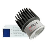 Spot LED de calidad profesional con chip led de alta potencia lumínica BRIDGELUX con disipador de aluminio de diseño patentando que alarga la vida útil y garantiza un flujo luminosos estable a lo largo del tiempo. Con un CRI >92 que asegura una perfecta reproducción cromática. Especialmente indicado para los apliques o aros estándar GU10