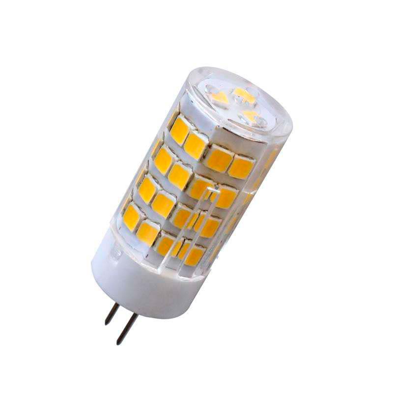 Bombilla tipo bi pin de base G4 y alimentación 220V-AC. Alta potencia y bajo consumo. El G4 SMD LED se usa en flexo, caravanas, embarcaciones...