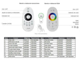 Las nuevas bombillas LED WiFi puede ser controlada por un mando a distancia wireless o con el adaptador WiFi mediante App gratuita para smartphone o tablet Apple y/o Android. Ofrece máximo control y amplias posibilidades de decoración con luz.