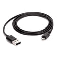 Cable adaptador USB a miniUSB de 1 metro de longitud. 