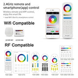 La <b>Bombilla Led Wifi</b> ofrece color RGB + CCT (blanco dual) en una única bombilla. Esta bombilla Led WiFi puede ser controlada por un mando a distancia RF o con el adaptador WiFi mediante App gratuita para smartphone o tablet Apple y/o Android. Ofrece máximo control y amplias posibilidades de decoración con luz. 