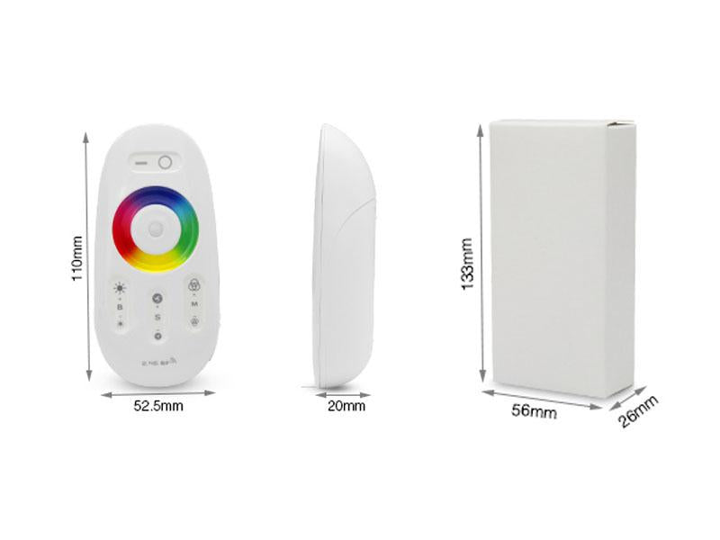 Mando a distancia para un control total de las bombillas y tiras led RGB. Controla el encendido, color, intensidad, sin límite de bombillas.