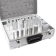 Maletín con un amplio muestrario de perfiles de aluminio para la instalación de tiras led. Incluye perfiles de SUPERFICIE, EMPOTRADOS, para ESQUINAS, de TECHO EMPOTRADOS. Consíguelo GRATIS por un pedido mínimo de 1.500€ en perfiles.