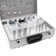 Maletín con un amplio muestrario de perfiles de aluminio para la instalación de tiras led. Incluye perfiles para instalación en SUELO, SUSPENDIDOS y PLETINAS. Consíguelo GRATIS por un pedido mínimo de 1.500€ en perfiles.