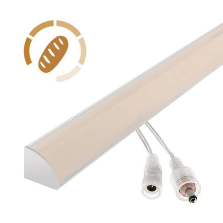Barra LED con el nuevo Chip COB de OSRAM desarrollado especialmente para la iluminación de productos frescos. Ofrece iluminación lineal continua sin puntos. Luz perfecta que muestra una imagen fresca y sugerente que ayuda a la venta del producto.