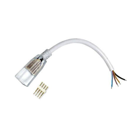 Cable conexión tira led 220V SMD5050 RGB - 12mm