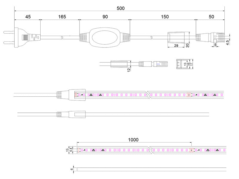 Tira led con PCB color con 120 led/metro de alta tensión que se conecta directamente a la red eléctrica de 220V mediante un alimentador. Nueva tira que no necesita conectores intermedios, su sistema inovador de conectores rápidos hacen más sencilla su instalación. Por su flexibilidad y alta luminosidad es ideal para crear una iluminación de calidad en todo tipo de ambientes, tanto en interiores como en exteriores (IP67). 