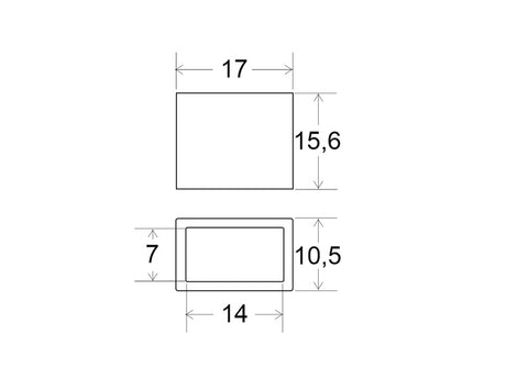 Tapa de fin de linea específico para tira LED a 220V. Permite sellar el extremo de la tira LED.