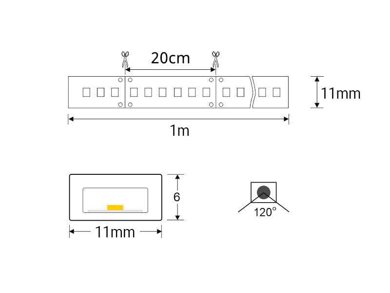 Tira LED flexible SMD2835 de 60 led/metro de alta tensión que se conecta directamente a la red eléctrica de 220V mediante un alimentador. Nueva tira que no necesita conectores intermedios, su sistema innovador de conectores rápidos hacen mas sencilla su instalación. Por su flexibilidad y alta luminosidad es ideal para crear una iluminación de calidad en todo tipo de ambientes, tanto en interiores como en exteriores (IP67). 