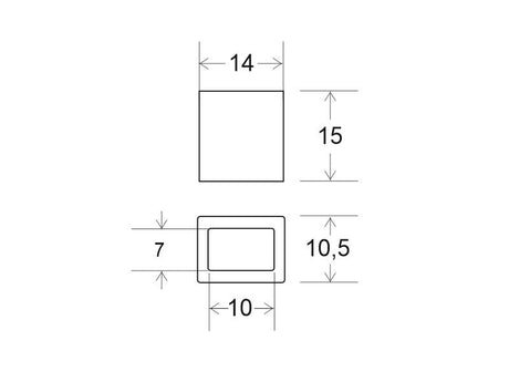 Tapa de fin de linea específico para tira LED a 220V. Permite sellar el extremo de la tira LED.