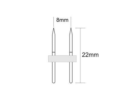 Pieza que permite la unión entre diferentes tramos de tira led 220V con facilidad y seguridad. Se pueden unir tramos de tira monocolor de colores distintos o del mismo color.