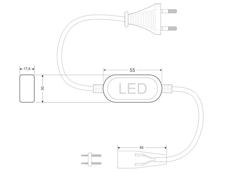 Carrete de 50 metros de doble tira LED flexible SMD2835 de alta tensión que se conecta directamente a la red eléctrica de 220V mediante un alimentador, está fabricada con componentes de alta calidad, permite una alta disipación del calor y son impermeables gracias a la cubierta transparente de PVC. Por su flexibilidad y alta luminosidad es ideal para crear una iluminación de calidad en todo tipo de ambientes, tanto en interiores como en exteriores.