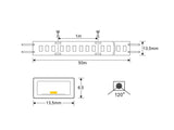 Tira LED flexible SMD5630 de alta tensión que se conecta directamente a la red eléctrica de 220V mediante un alimentador, está fabricada con componentes de alta calidad, permite una alta disipación del calor y son impermeables gracias a la cubierta transparente de PVC. Por su flexibilidad y alta luminosidad es ideal para crear una iluminación de calidad en todo tipo de ambientes, tanto en interiores como en exteriores.