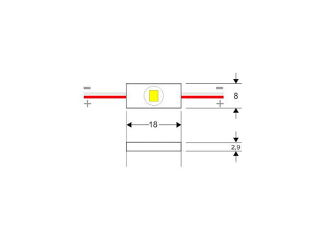 Módulo led ideal para proyectos especiales, rótulos luminosos, etc.