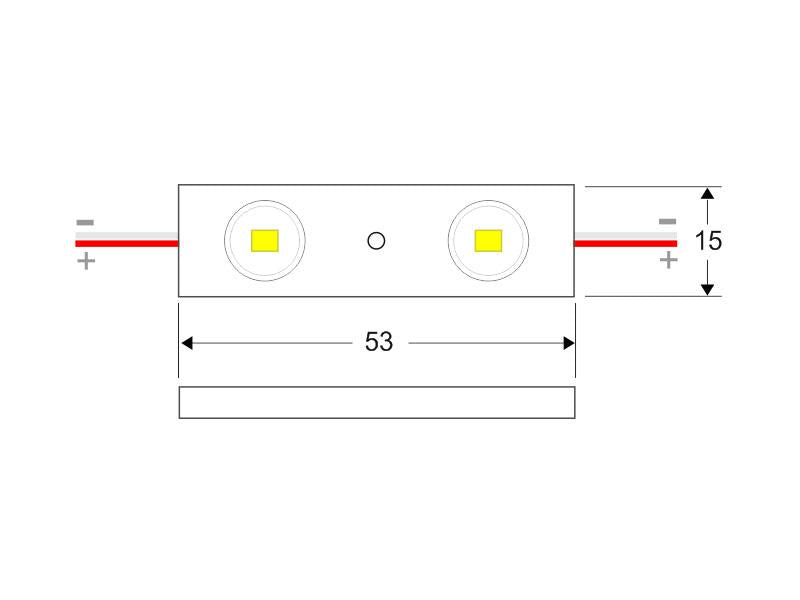 Módulo led ideal para proyectos especiales, rótulos luminosos, etc.