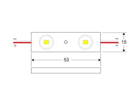 Módulo led ideal para proyectos especiales, rótulos luminosos, etc.