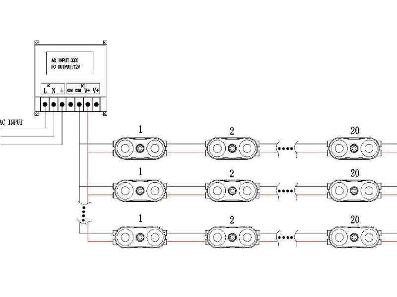 Módulo led ideal para proyectos especiales, rótulos luminosos, etc.