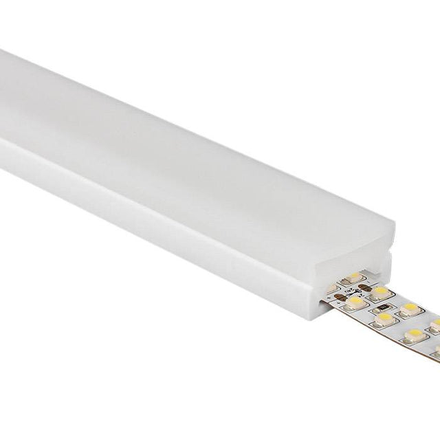 Tubo de silicona para insertar tira led y obtener un tubo de NEON luminoso de máxima calidad y perfecta difusión de la luz. Con múltiples ventajas sobre los tradicionales tubos de PVC. Ideal para decoración, perfilar con luz, rotulación, interiorismo, etc.