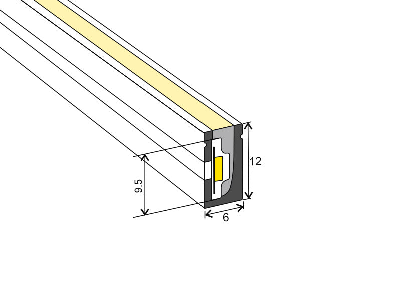 NEON Flex CCT (blanco dual, 2700K hasta 6500K) en Tubo de silicona de máxima calidad y perfecta difusión de la luz. Con múltiples ventajas sobre los tradicionales NEON de PVC. Ideal para decoración, perfilar con luz, rotulación, interiorismo, etc.