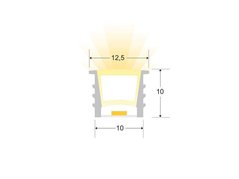 Nuevo diseño de tubo de silicona encastrable para conseguir espectaculares ambientes en diseño y decoración. La tira led se pega en la ranura y solo hay que presionar el tubo led encima, por lo que la instalación es muy sencilla. El tubo de NEON luminoso ofrece una perfecta difusión de la luz. Ideal para decoración, perfilar con luz, rotulación, interiorismo, etc.