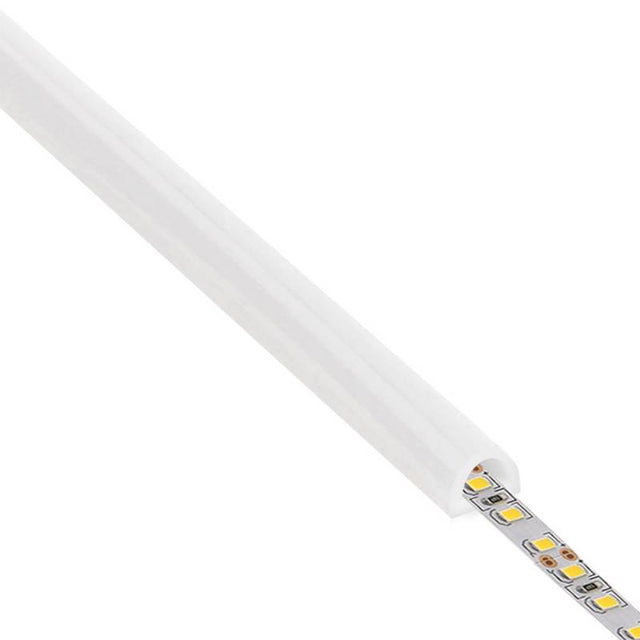 Tubo de silicona para insertar tira led y obtener un tubo de NEON luminoso de máxima calidad y perfecta difusión de la luz. Con múltiples ventajas sobre los tradicionales tubos de PVC. Ideal para decoración, perfilar con luz, rotulación, interiorismo, etc.