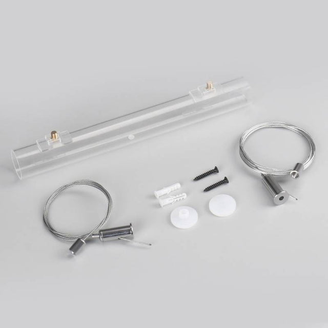 Kit de accesorios para montaje horizontal suspendido del tubo profesional de silicona 24mm.