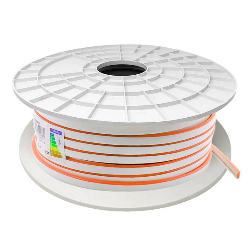 Nuevo LED NEON fabricado con silicona de alta calidad con protección UV y alimentación DC24V y tamaño de 6x12mm. Permite el corte cada 1 cm de longitud. Es un producto innovador que reemplaza con un éxito rotundo a las luces de neón de cristal tradicional ofreciendo múltiples ventajas. Incorpora el potente chip led SMD2835 de EPISTAR.