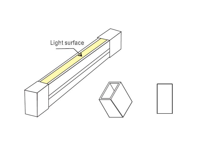 Tapa de fin de línea específica que permite sellar el extremo del tubo de silicona NEON. Se aconseja utilizar silicona pegamento o algún otro material adhesivo para fijarlo.