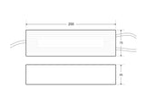 Fuente de alimentación estanca a prueba de agua para su uso en instalaciones exteriores. Con regulación 0/1-10V