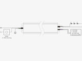Fuente de alimentación con protección contra el agua IP67 y regulación 5 en 1: 0-10V, 1-10V, 10V PWM, TRIAC DIM, Resistance DIM. Libre de parpadeo, regulación 0-100%, Regulación led 1%. Ideal para regulación de tiras led DC24V, con posibilidad de añadir sondas crepusculares 0-10V, mandos y reguladores 0-10V, TRIAC, etc.