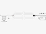 Fuente de alimentación con protección contra el agua IP67 y regulación 5 en 1: 0-10V, 1-10V, 10V PWM, TRIAC DIM, Resistance DIM. Libre de parpadeo, regulación 0-100%, Regulación led 1%. Ideal para regulación de tiras led DC24V, con posibilidad de añadir sondas crepusculares 0-10V, mandos y reguladores 0-10V, TRIAC, etc.