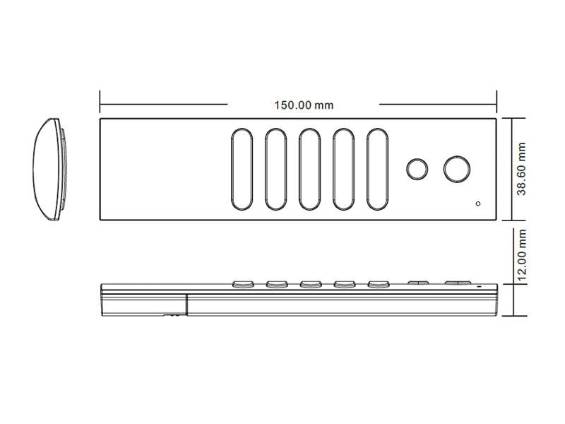 El mando a distancia LB2833 puede controlar 5 zonas diferentes de tiras monocolor fácilmente. Con un diseño minimalista y racional, es posible controlar cualquier zona por separado o actuar sobre todas ellas a la vez. Compatible con los receptores de la serie LB1009