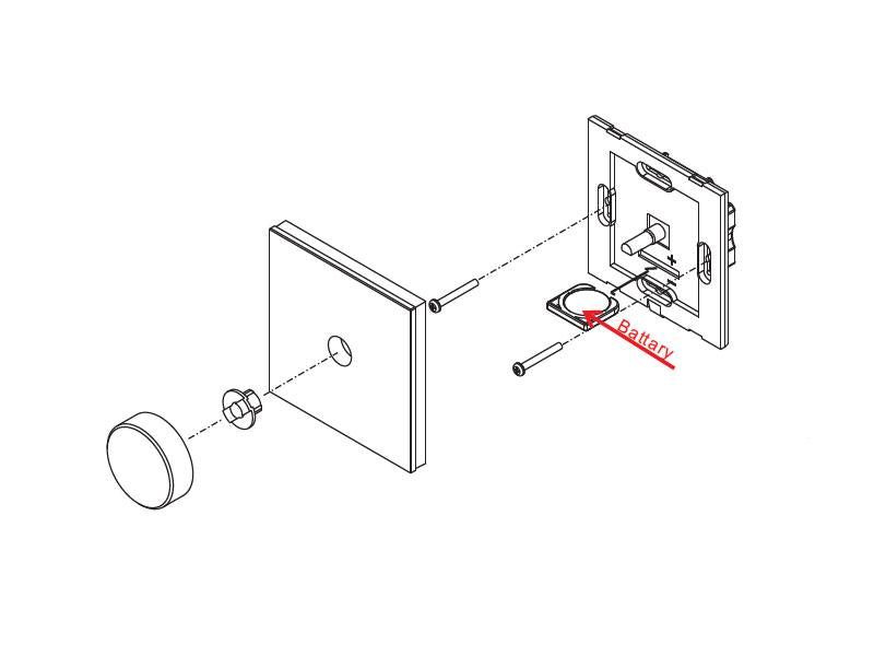 El mando empotrado de pared LB2836 con un diseño minimalista y racional puede controlar tiras blanco DUAL fácilmente. Compatible con los receptores de la serie LB1009